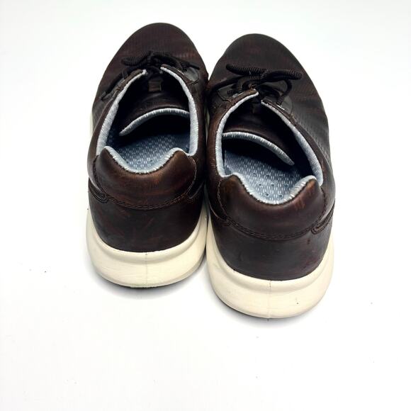 Johnston & Murphy Brown Perforated Leather Lace Up Oxford Sneaker Sole 11.5 main image 4